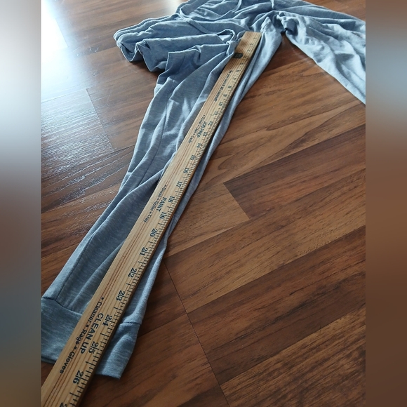 Rae Dunn Women's Size Small Light Gray Joggers with Text Detail - Picture 5 of 6